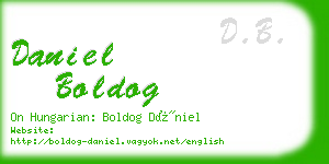 daniel boldog business card